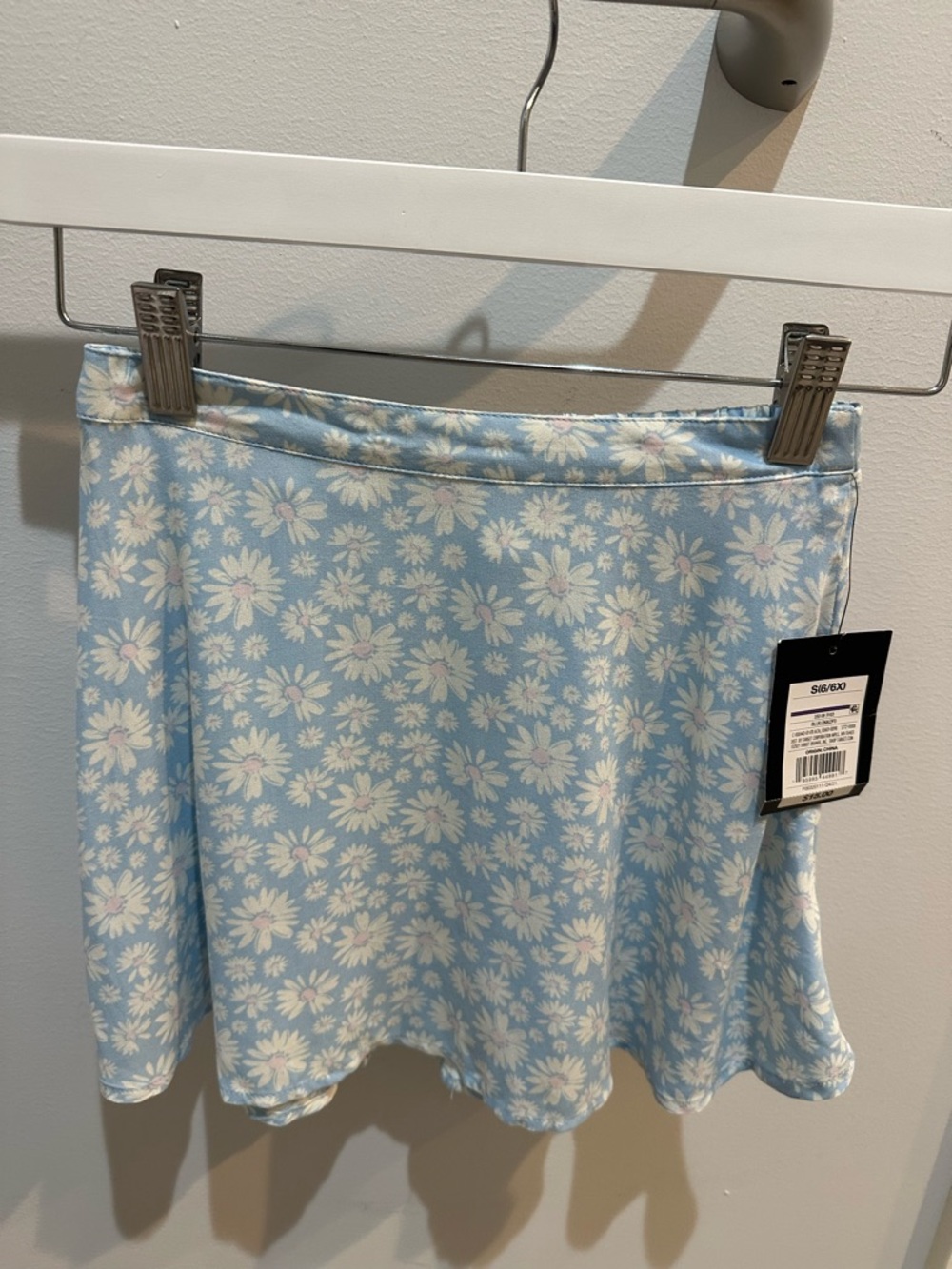 art class Girls Light Blue Daisy Skirt S (6/6X)